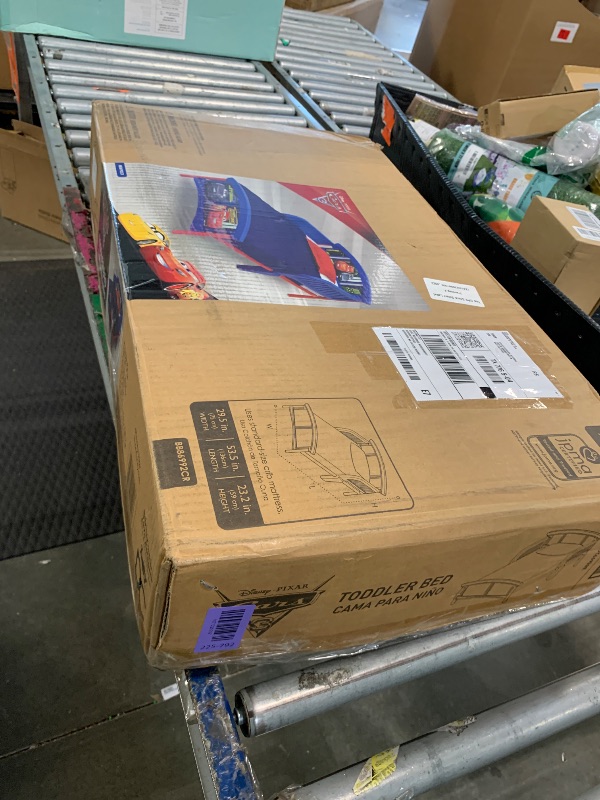 Photo 1 of ****CHECKED  7/10 - AS IS/NO RETURNS - SALE FINAL - FOR PARTS ONLY****Delta Children Plastic Toddler Bed, Disney/Pixar Cars