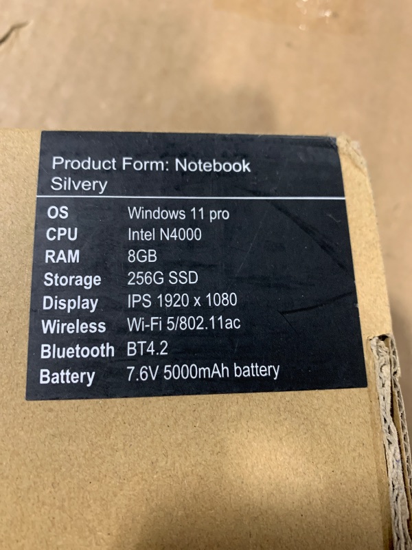 Photo 1 of *** LOCKED ***
15.6" School Laptop,Compatible With Windows 11 Laptop Computer for Business ,8GB RAM 256GB SSD,Intel N4000, FHD 1920 x 1080 Screen,MS Office,WiFi,BT4,2xUSB3.0,Long Battery Life Student Computer