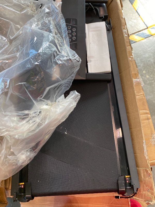 Photo 1 of **UPDATED 7/19*** Walking Pad Treadmill with Handle Bar, Compact Portable Treadmills for Home Small, Electric Walking Pads with Handles, 3.5HP Quiet and LED Display, 400 LBS Capacity