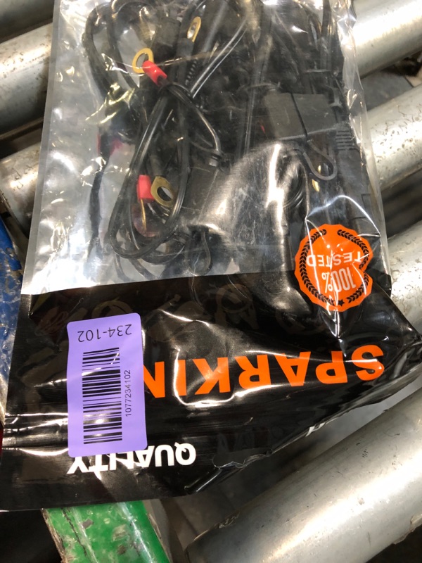 Photo 1 of [ 6 PACK] Sae to O Ring Terminal Harness 2FT - Sae Eyelet Ring Terminal Cable 16awg Motorcycle Battery Trickle Charger Extension Cord with Sae Battery Terminal Quick Connect Disconnect Connector