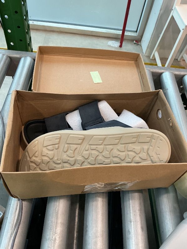 Photo 1 of [PARTIAL SET: BOTH ARE LEFT SIDED] NEWBELLA Men's Summer Sandals - Comfortable Beach Slippers for Home & Outdoor, Lightweight Quick-Dry Slides with Arch Support, Casual Pool House Shoes, Navy Blue 8