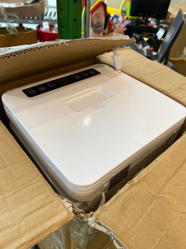 Photo 1 of [MISSING PARTS] Portable Air Conditioners,Windowless Swamp Cooler Portable AC Unit, Cooling Fan That Blow Cold Air w/Remote 5L Tank 12 Speeds 9H Timer, Evaporative Air Cooler for Bedroom Indoor Room (white)