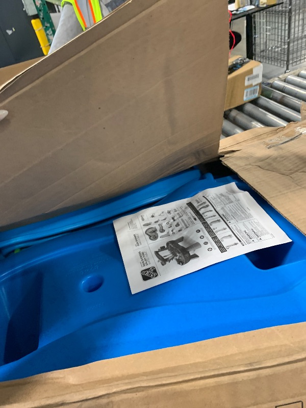 Photo 1 of ****CHECKED 7/10 - AS IS/NO RETURNS - SALE FINAL - FOR PARTS ONLY****Step2 Rain Showers Splash Pond Water Table, Kids Water and Sand Activity Sensory Playset, Summer Outdoor Toys, 13 Piece Water Toy Accessories, For Toddlers 1.5+ Years Old, Blue & Green