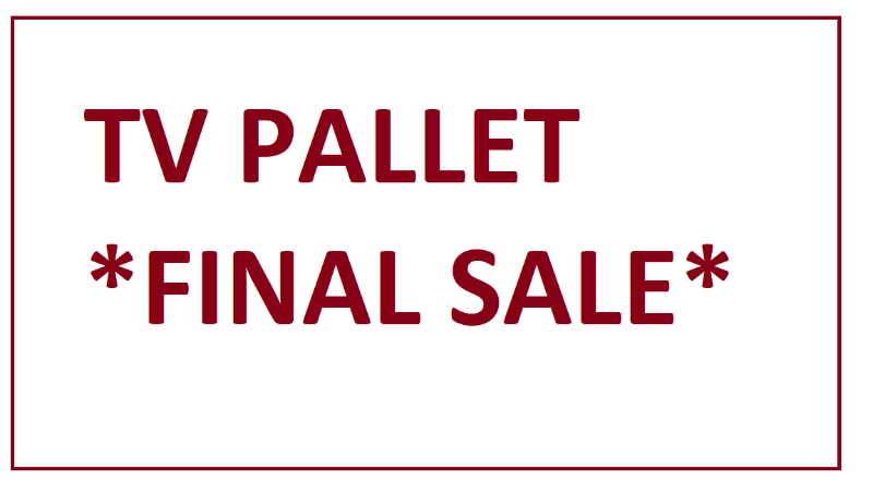 Photo 1 of ***FINAL SALE, NO RETURNS*** Nellis Variety Box: TV Pallet | See Notes for Details
