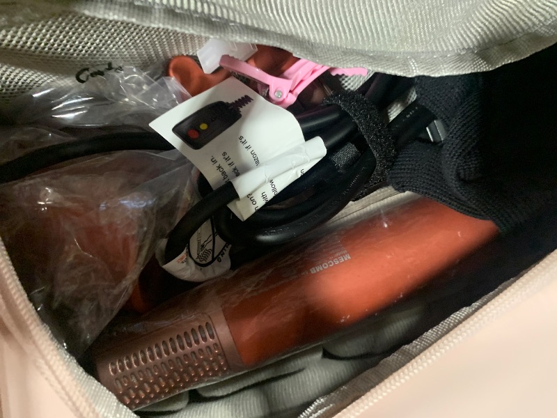 Photo 1 of *** MISSING PARTS *** MESCOMB 5 in 1 High-Speed Hot Air Styler - Professional Frizz-Free Hair Dryer Brush, Fast Drying Hair Dryer, No Heat Damage Air Styler Wrap - Curl, Volumize, Straighten with Travel Bag