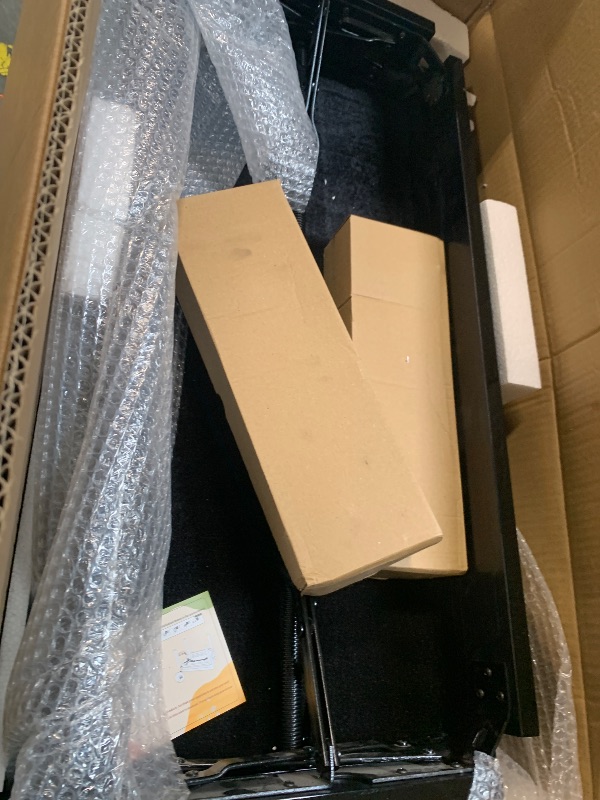 Photo 1 of ***FINAL SALE NO RETURN ***FOR PARTS **** FILISITE Genuine Leather Duet Piano Bench with Storage,Adjustable Heavy Duty Wooden Double Keyboard Seat XHJ-11G(Black)