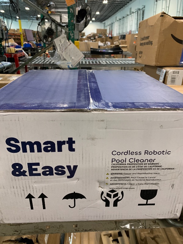 Photo 1 of (2026 Upgrade) SAT 25 Cordless Robotic Pool Vacuum, AI Sonar Navigation, 180 Mins Runtime, Wall Climbing Auto Cleaner for Inground Pools - Not Fit for Pools with Sharp Steps or Raised Floor Drains
