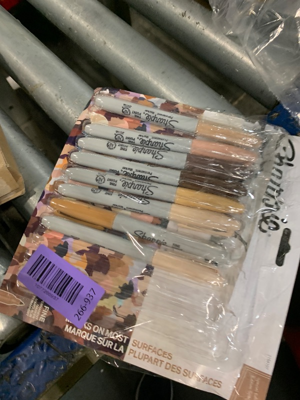 Photo 1 of ** ONLY 8** Sharpie Permanent Markers, Special Edition Portrait Colors, Fine Point, 8 Count - Assorted Skin Tone Shades