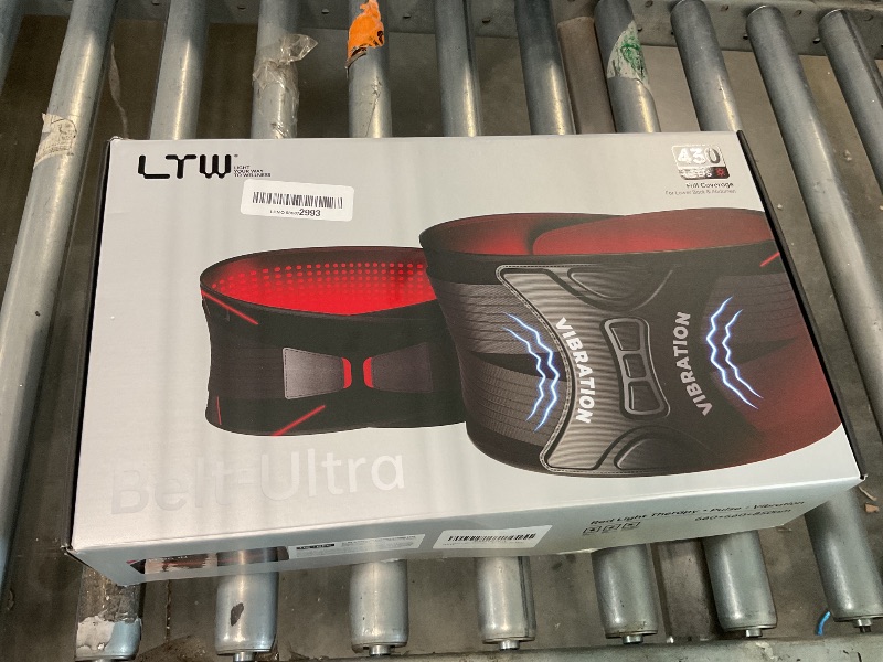 Photo 1 of LTW Flagship Red Light Therapy Belt, 430 LEDs Infrared Red Light Therapy for Body, 660nm & 850nm Near Infrared Wrap with Vibration for Back Pain Relief, Waist, Belly, Shoulder (49.2" x 9.1" 430 LEDs)