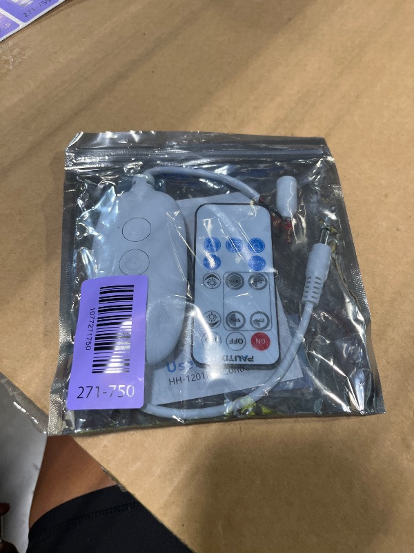 Photo 1 of *** BROKEN *** PAUTIX RF WiFi Smart Remote Dimmer for Single Color LED Strip Lights,Compatible with Alexa and Google,14-Key Wireless Remote,DC 12-24V Controller for 3528/2835/5050/COB LED Strip Light