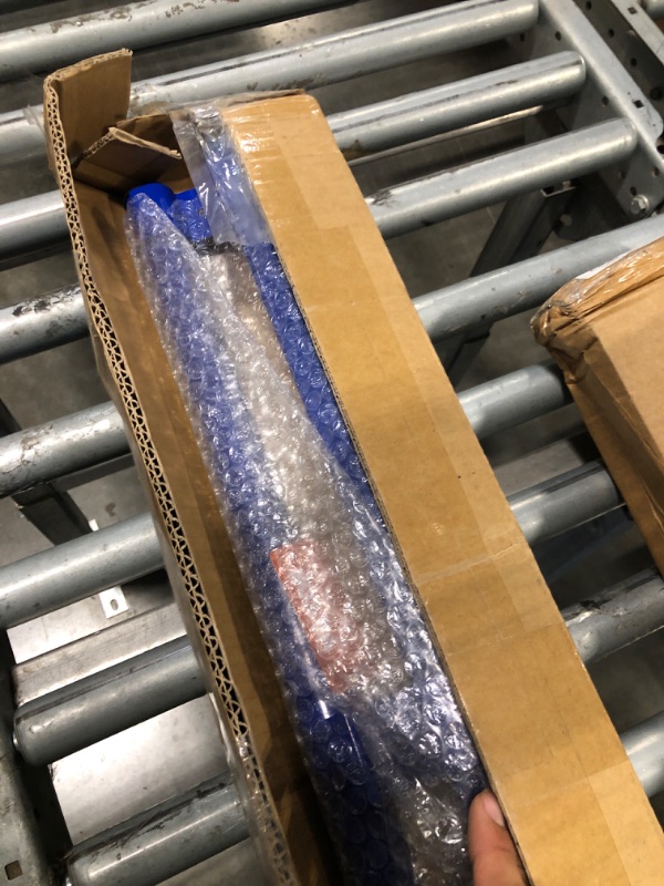 Photo 1 of ****BENT ITEM**** VEVOR Concrete Screed, 96 Inch Screed with Level Vial, Easy Cleanup & End Cap Design, Aluminum Lightweight & Reversable Handle for Leveling Floors, Small-Scale Construction and Home Renovation