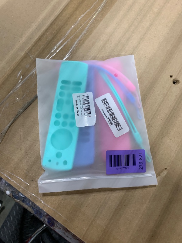 Photo 1 of (3 Pack) ONEBOM Silicone TV Remote Cover, (6.2 Inch*1.5 Inch) Glow in The Dark, Anti Slip Silicone Protective Case with Colored Lanyard(Glow Blue&Glow Pink&Sky Blue)