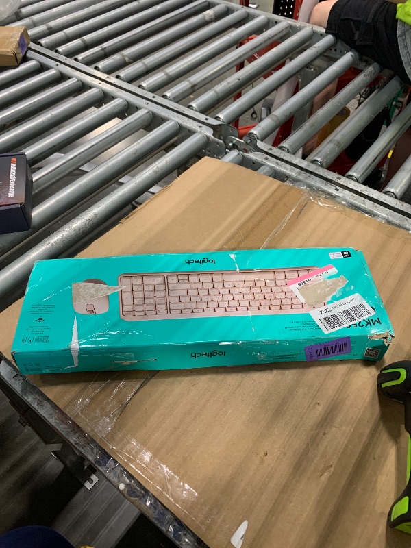 View 2 of [Missing Mouse and Receiver] Logitech MK250 Bluetooth Wireless Mouse and Keyboard Combo: Fast & Easy Connectivity, Compact Wireless Keyboard, Ambidextrous Mouse, Durable Build - Windows/MacOS - Rose