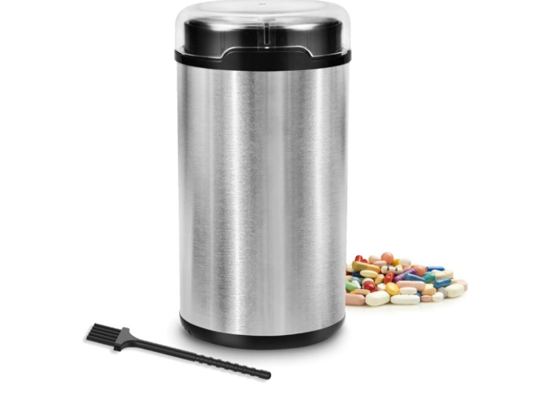 Photo 1 of ***SIMILAR IMAGEN*** Electric Pill Crusher, Metal Pill Grinder, Pill Crusher Fine Powder - Grind and Pulverize Multiple Pills & Vitamins Tablets to Fine Powder, Suitable for Elderly Care