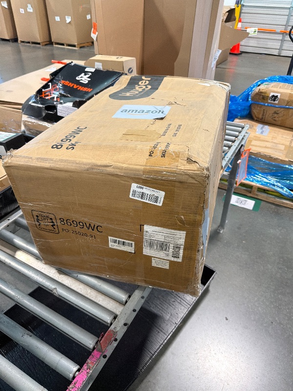 Photo 1 of ****** AS IS ALL SALES FINAL NO RETURNS ****** 27.6 Inch Tall Nightstand with Charging Station, USB-C Port, Larger Night Stand Set of 2, Bedside Table with 2 Drawers, 11.4 Inch Raised Legs, Side Tables End Tables, for Bedroom, White