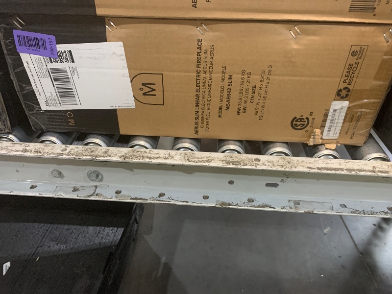 Photo 1 of ***FACTORY SEALED - OPENED FOR INPSECTION***Modern Ember Aerus Slim 42 Inch Smart Linear Electric Fireplace | Recessed in-Wall or Wall-Mount | LED Multiple Flame Colors | Alexa/WiFi Enabled | 4.25” Profile | Remote Included