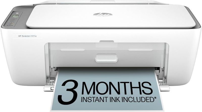 Photo 1 of *** PARTS ONLY *** 
HP DeskJet 2855e Wireless All-in-One Color Inkjet Printer, Scanner, Copier, Best-for-home, 3 month Instant Ink trial included. This printer is only 2.4 ghz capable. (588S5A)
