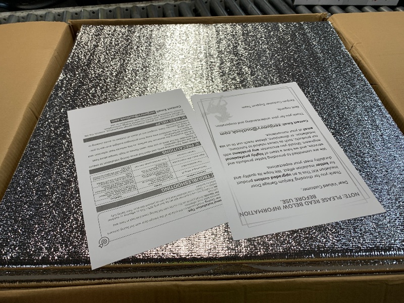 Photo 1 of *** PARTS ONLY ***
Xenjum Garage Door Insulation Kit - Silver