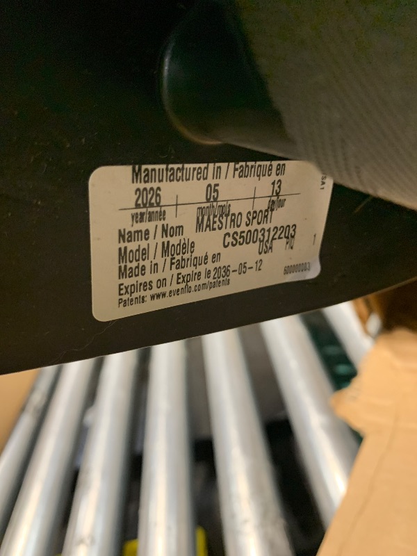 Photo 1 of ***DAMAGED - SEE NOTES/PICTURES*** Evenflo Maestro Sport Booster Car Seat (Granite Gray)