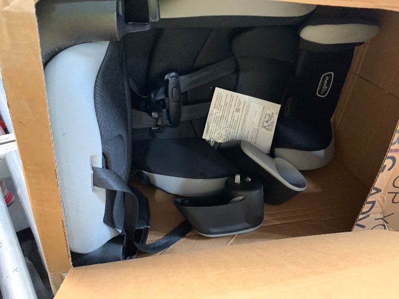 Photo 1 of ***DAMAGED - SEE NOTES/PICTURES*** Evenflo Maestro Sport Booster Car Seat (Granite Gray)