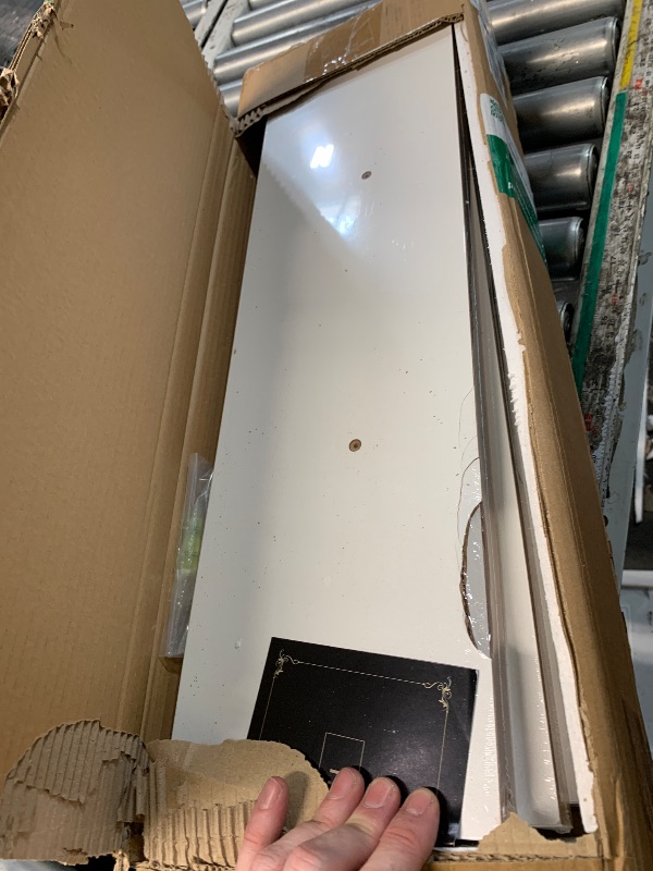 Photo 1 of ***DAMAGED - SEE NOTES/PICTURES*** oridom 24" White Wooden Floating Shelves (3-Pack)
