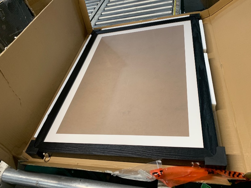 Photo 1 of ***DAMAGED - SEE NOTES/PICTURES*** ALL4JIG Premium Wooden Puzzle Picture Frame with 5-Puzzle Storage Capacity for 1000 Piece Puzzles, Tool-Free Easy Assemble Display, Non-Glue Mounting Kit & Hanging Hardware Included (27" x 20")