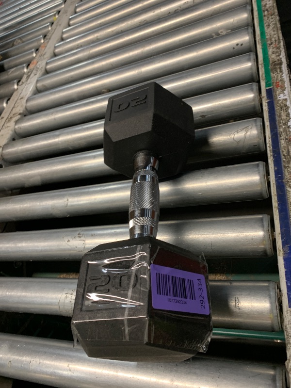 Photo 1 of ***PARTIAL SET - PRICE ADJUSTED*** CAP 300lb Rubber Hex Dumbbell Set with Vertical Rack