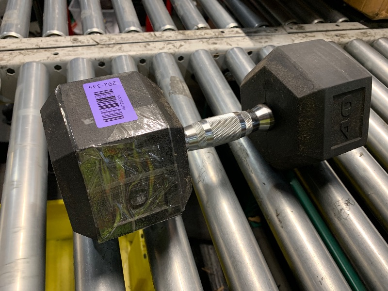 Photo 1 of ***PARTIAL SET - PRICE ADJUSTED*** CAP 300lb Rubber Hex Dumbbell Set with Vertical Rack