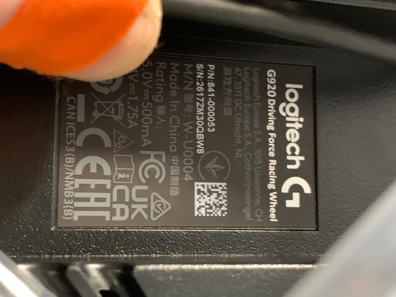 View 4 of ***UNABLE TO TEST***

Logitech G920 Racing Wheel and Pedals for Xbox X|S/Xbox One/PC