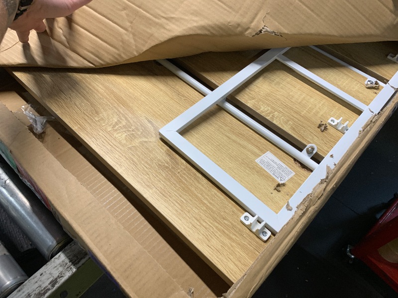 Photo 1 of ***DAMAGED - SEE NOTES/PICTURES*** BHG 6-tier Wide Folding Bookshelf, White