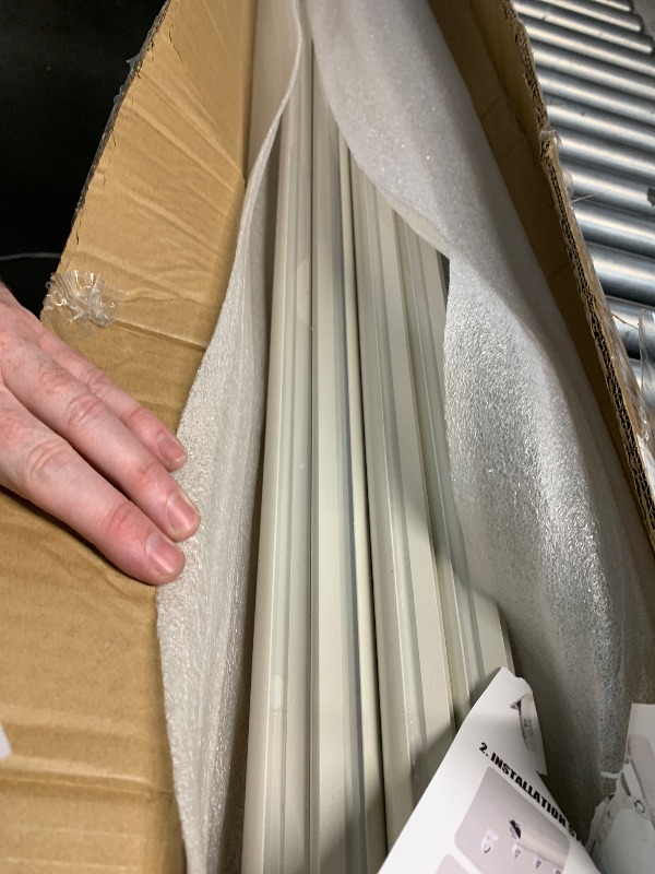 Photo 1 of ***STOCK PHOTO FOR REFERENCE ONLY*** Houmiggle Aluminum Curtain Track, White, 9-12 FT