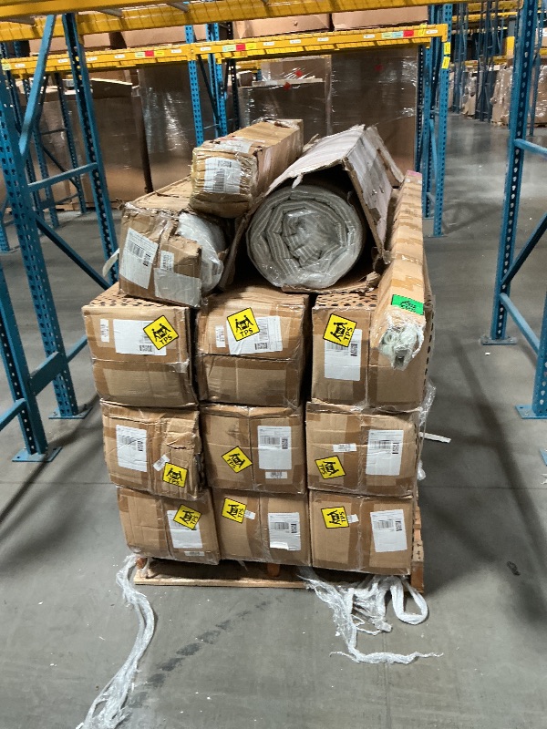 Photo 1 of Nellis XL Pallet: Mattresses, Deck Hardware, Axles (+8 more)