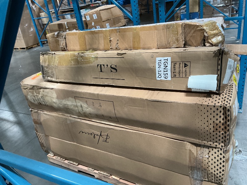 Photo 1 of Nellis XL Pallet: Mattresses, Deck Hardware, Axles (+8 more)