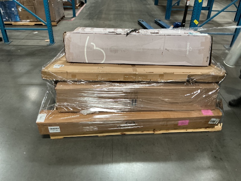 Photo 1 of Nellis XL Pallet: Bulletin Boards, Mattresses, Area Rugs (+5 more)