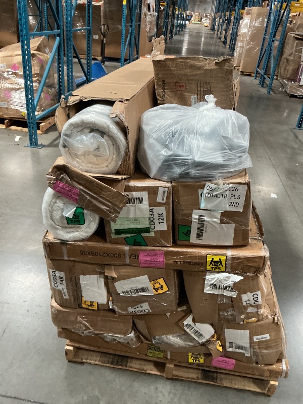 View 3 of Nellis XL Pallet: Shower Panels, Mattresses (+10 more)