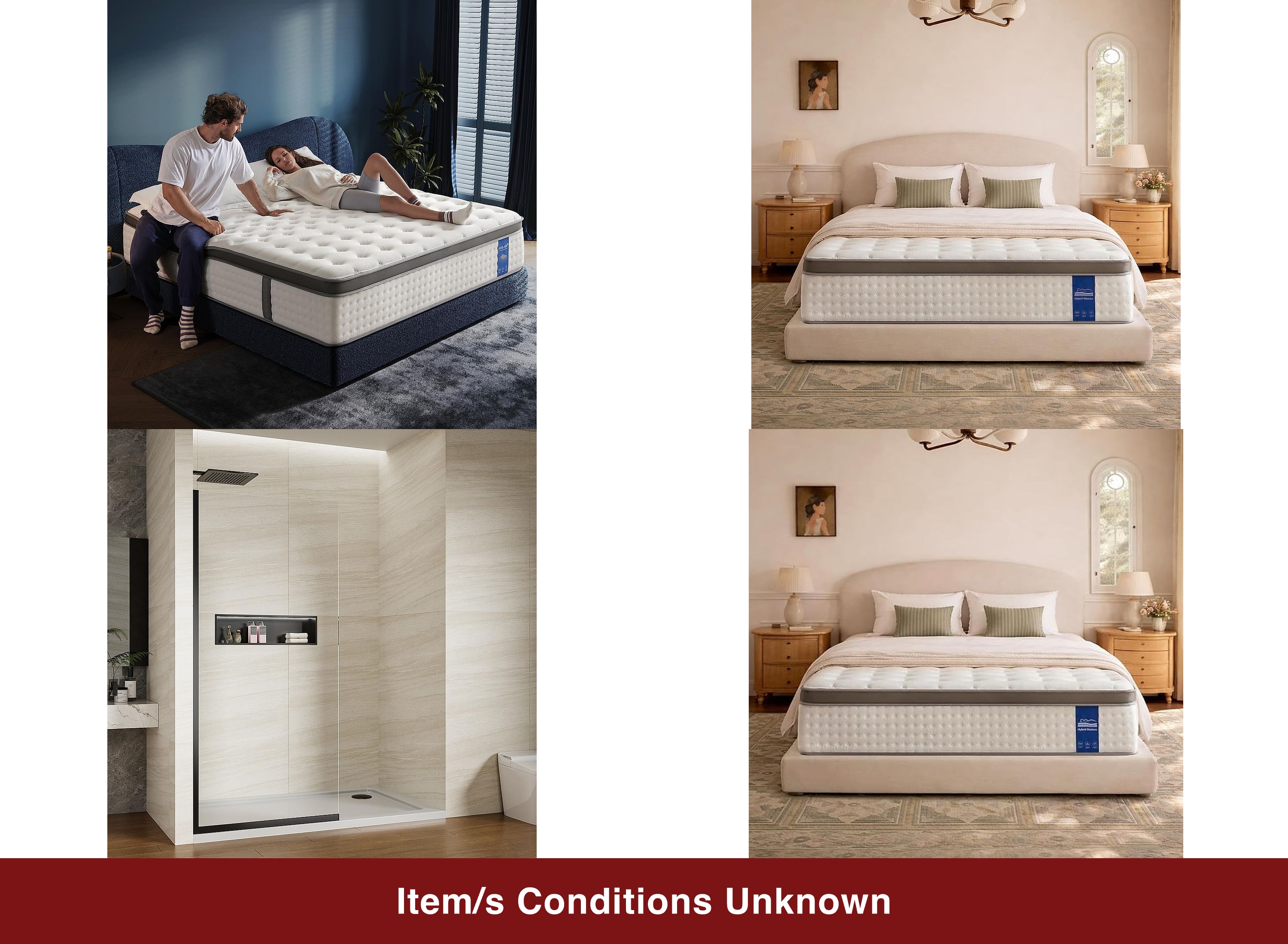 View 1 of Nellis XL Pallet: Shower Panels, Mattresses (+10 more)