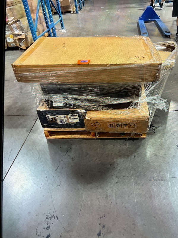 Photo 1 of Nellis XL Pallet: Wall-Mounted Vanity Mirrors, Floor & Full Length Mirrors, Vanities & Vanity Benches (+4 more)