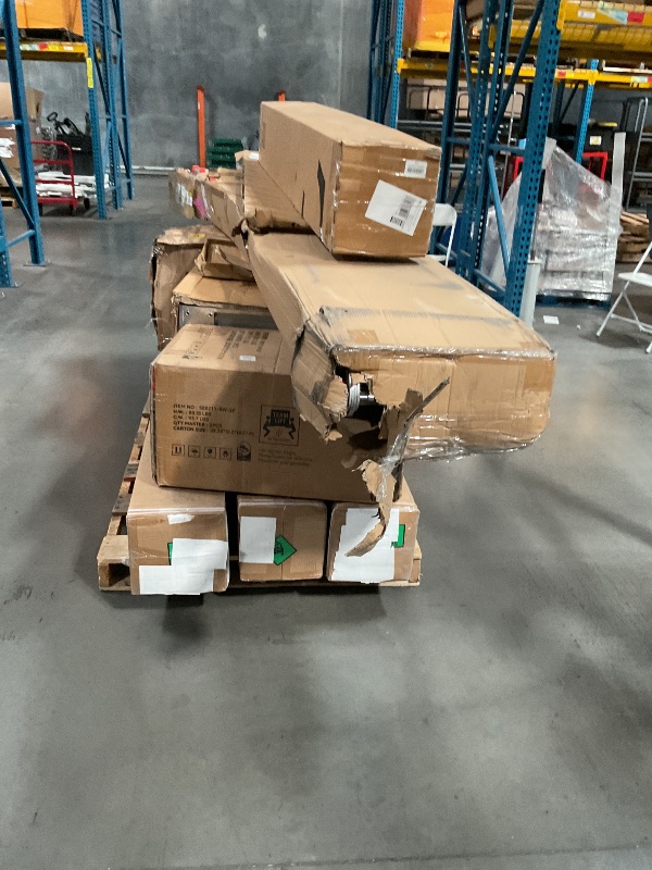 Photo 1 of Nellis XL Pallet: Spray Booths, Nightstands, Mattresses (+4 more)