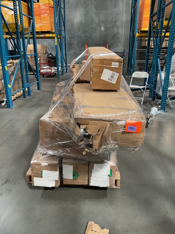Photo 1 of Nellis XL Pallet: Spray Booths, Nightstands, Mattresses (+4 more)
