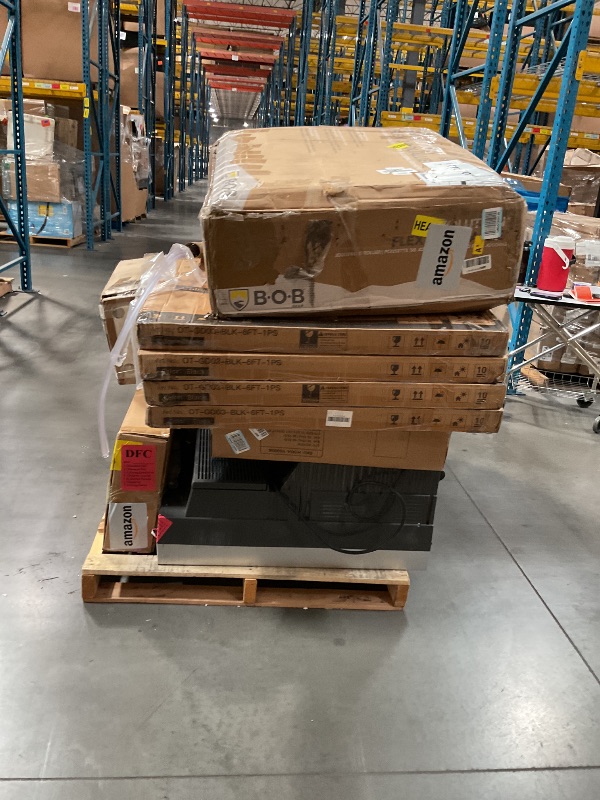 Photo 1 of Nellis XL Pallet: Inflatable Bouncers, Gooseneck Hitch, Portable (+17 more)