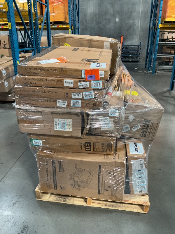 Photo 1 of Nellis XL Pallet: Inflatable Bouncers, Gooseneck Hitch, Portable (+17 more)