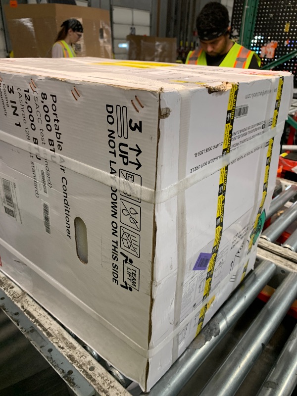 Photo 1 of ***FACTORY SEALED***
12000 BTU Portable Air Conditioners for Room Cooling up to 500 Sq. Ft, 3-IN-1 Quiet Portable AC Unit with Dehumidifier Fan, Remote Control, Smart Sleep Mode, 24H Timer, Windows Kit Included
