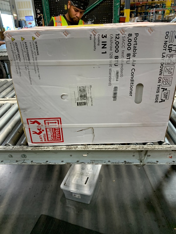 Photo 1 of ***FACTORY SEALED***
12000 BTU Portable Air Conditioners for Room Cooling up to 500 Sq. Ft, 3-IN-1 Quiet Portable AC Unit with Dehumidifier Fan, Remote Control, Smart Sleep Mode, 24H Timer, Windows Kit Included
