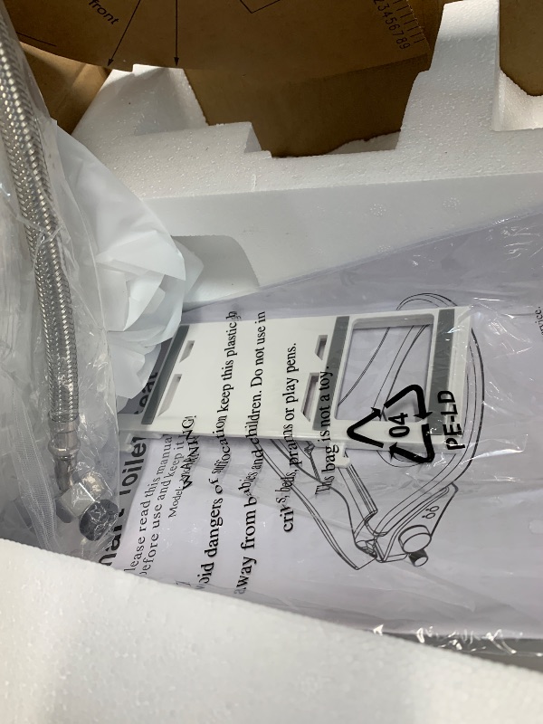 View 4 of ***MISSING HARDWARE***ANNWA Smart Bidet Toilet Seat - Heated, Air Dryer, Remote