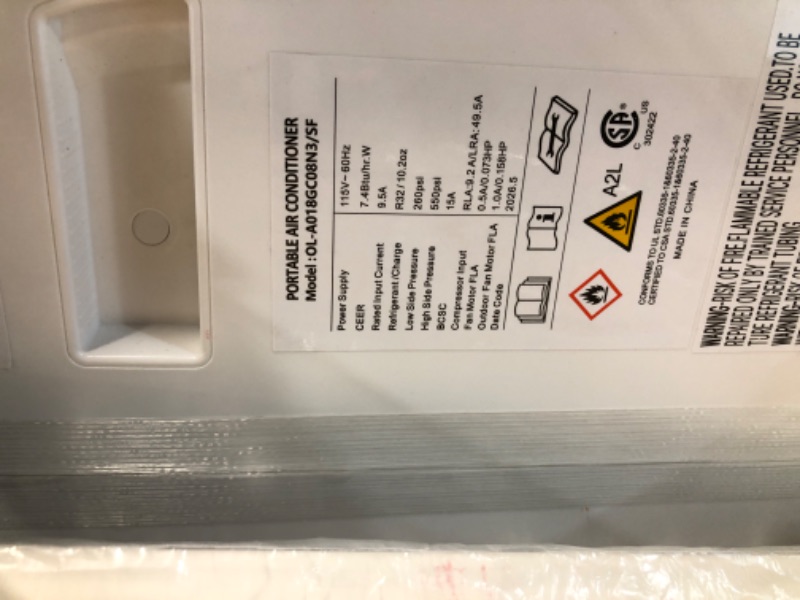 View 3 of ***FACTORY SEALED - OPENED FOR INPSECTION***SNOCOD 16000 BTU Portable Air Conditioner