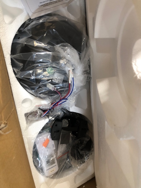 View 3 of ****PARTS ONLY****Fanbulous 74 Inch Black Ceiling Fans with 3 CCT Lights and Remote