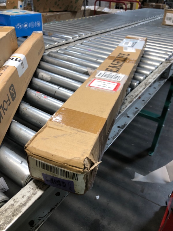 View 2 of ***FACTORY SEALED -***EaseLife 6 FT Brushed Nickel Sliding Barn Door Hardware Track Kit,Basic J Pulley,Heavy Duty,Slide Smoothly Quietly,Easy Install (6FT Track Kit for 30"~36" Wide Single Door)