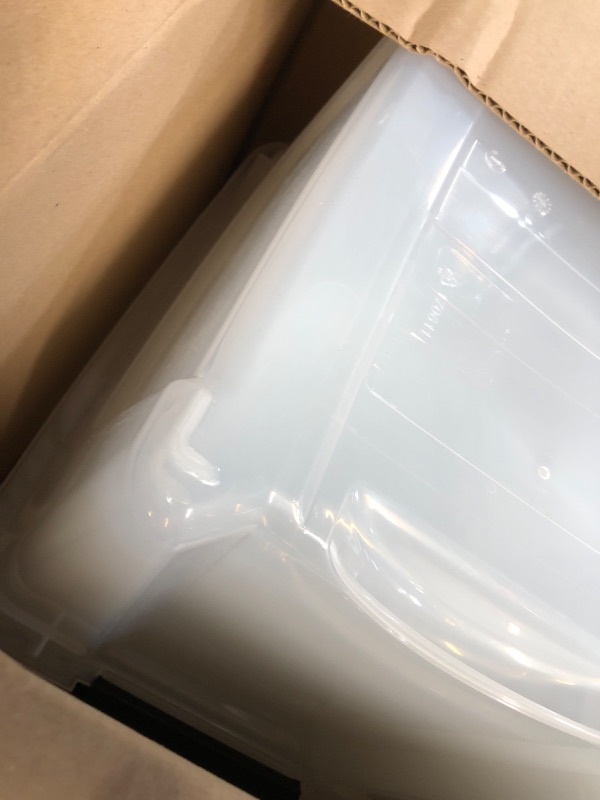 View 2 of ****NO LIDS***
IRIS USA 4-Pack 19 Quart Storage Bins with Lids, Clear