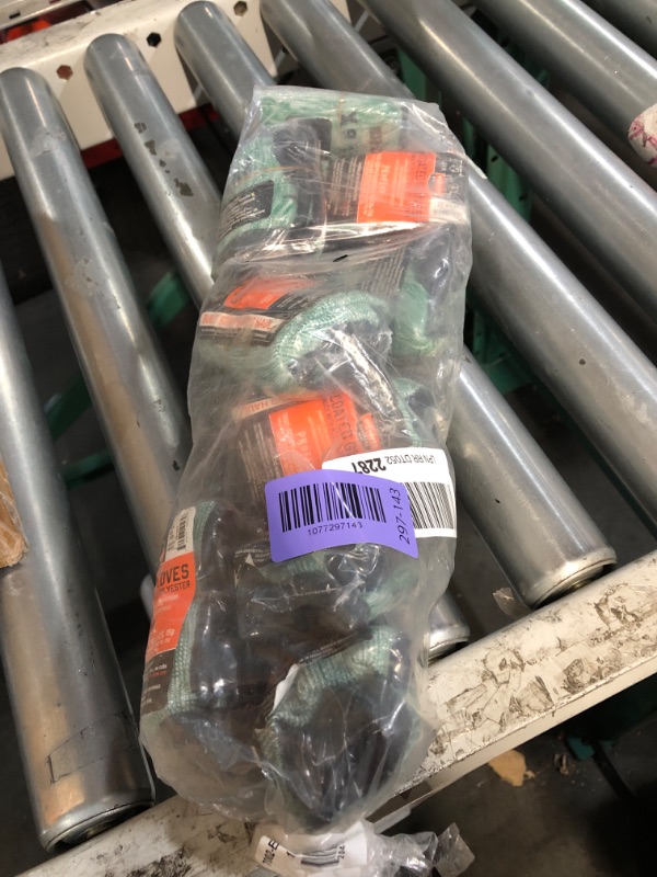 Photo 1 of ***missing 3 pairs***Ergodyne ProFlex 7002-ECO Work Glove, Recycled PU Coated Palms Gloves, Post Consumer Materials, 15 gauge, 12-Pack