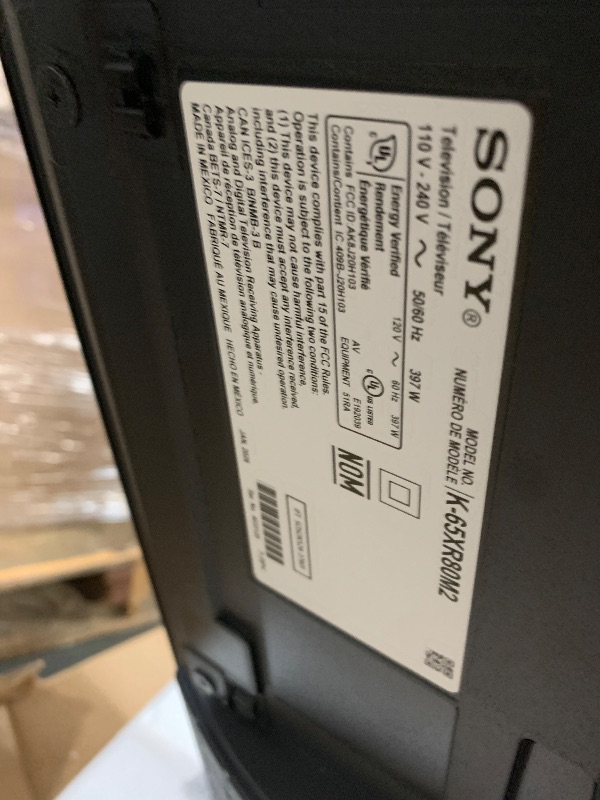 View 3 of ***TRUCK/TRAILER PICKUP ONLY***SCRATCHED SCREEN****
Sony BRAVIA 8 II 65 Inch TV, QD OLED, 4K Smart Google TV - (Renewed)